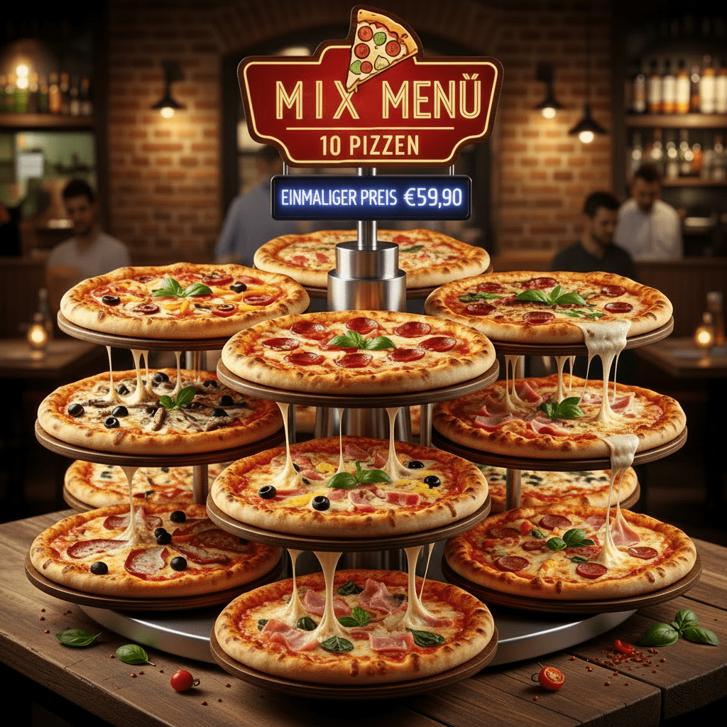 Pizza-Mix-Menü